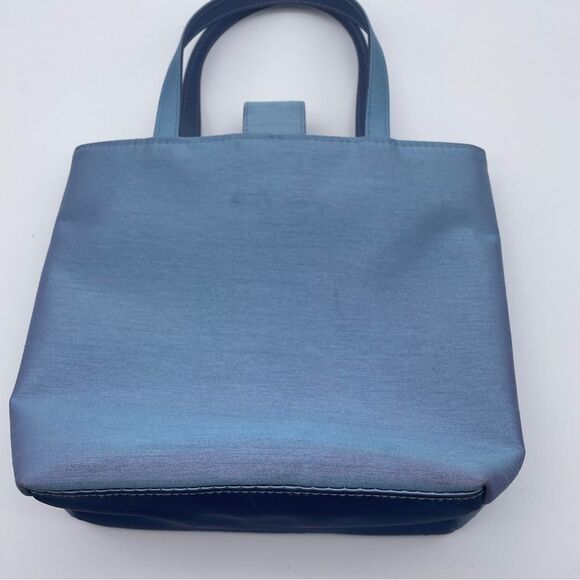 NWOT Estée Lauder Iridescent Blue Tote - Picture 6 of 10
